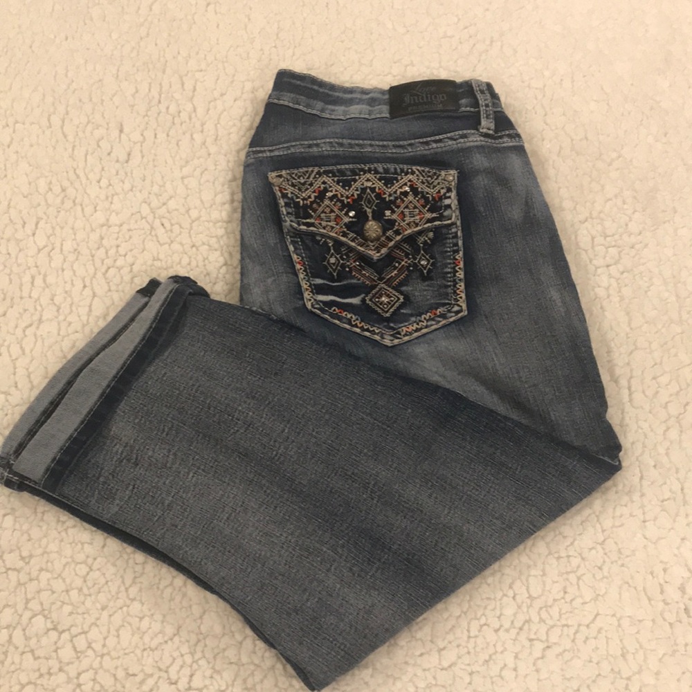 Love Indigo Denim Capris
